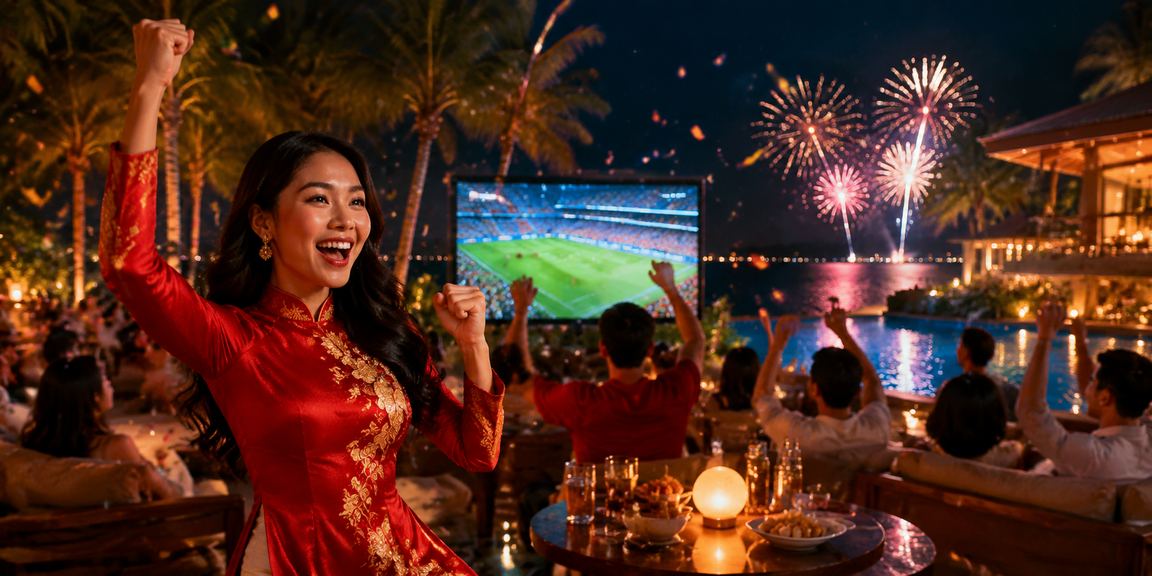 Người dùng tại Phú Quốc mặc áo dài tham gia cá cược trực tuyến qua điện thoại